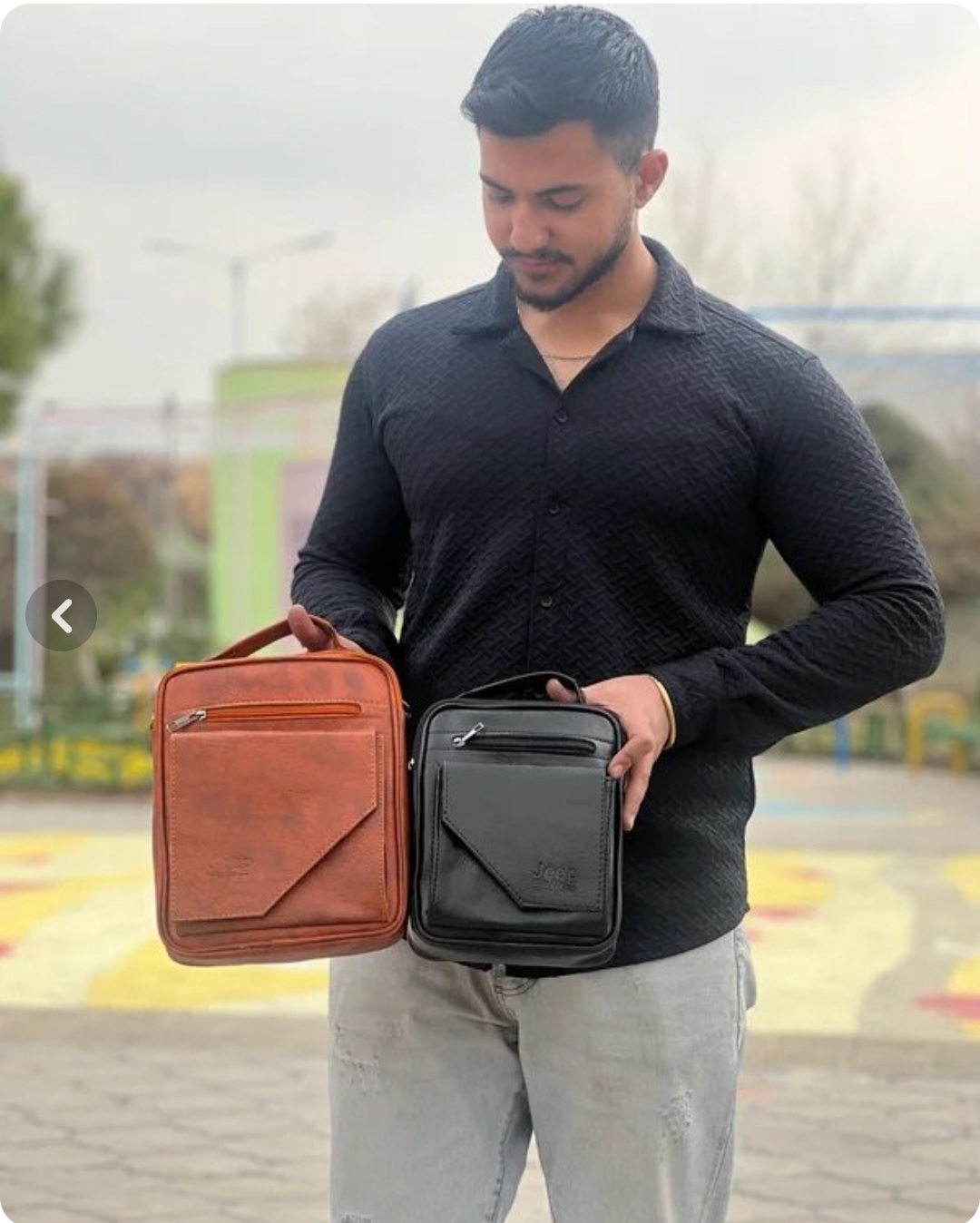 کیف دوشی مردانه جیپ مدل J560